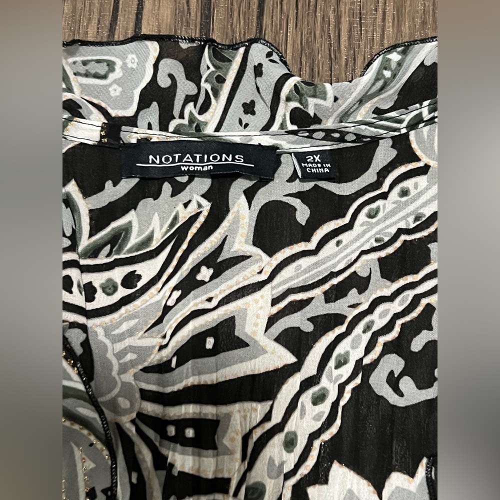 Nwot Notations Woman Blouse - image 4